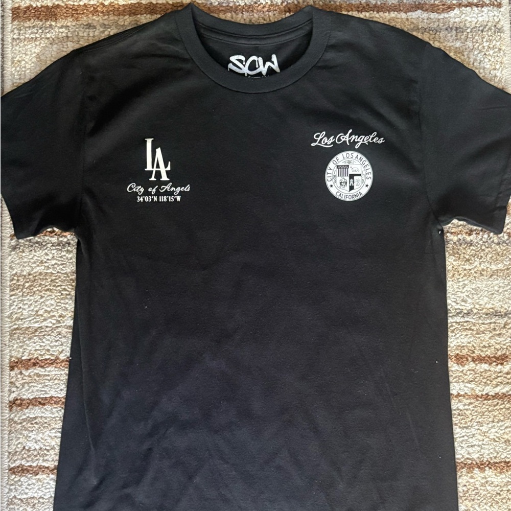 Black Los Angeles Graphic T-Shirt
